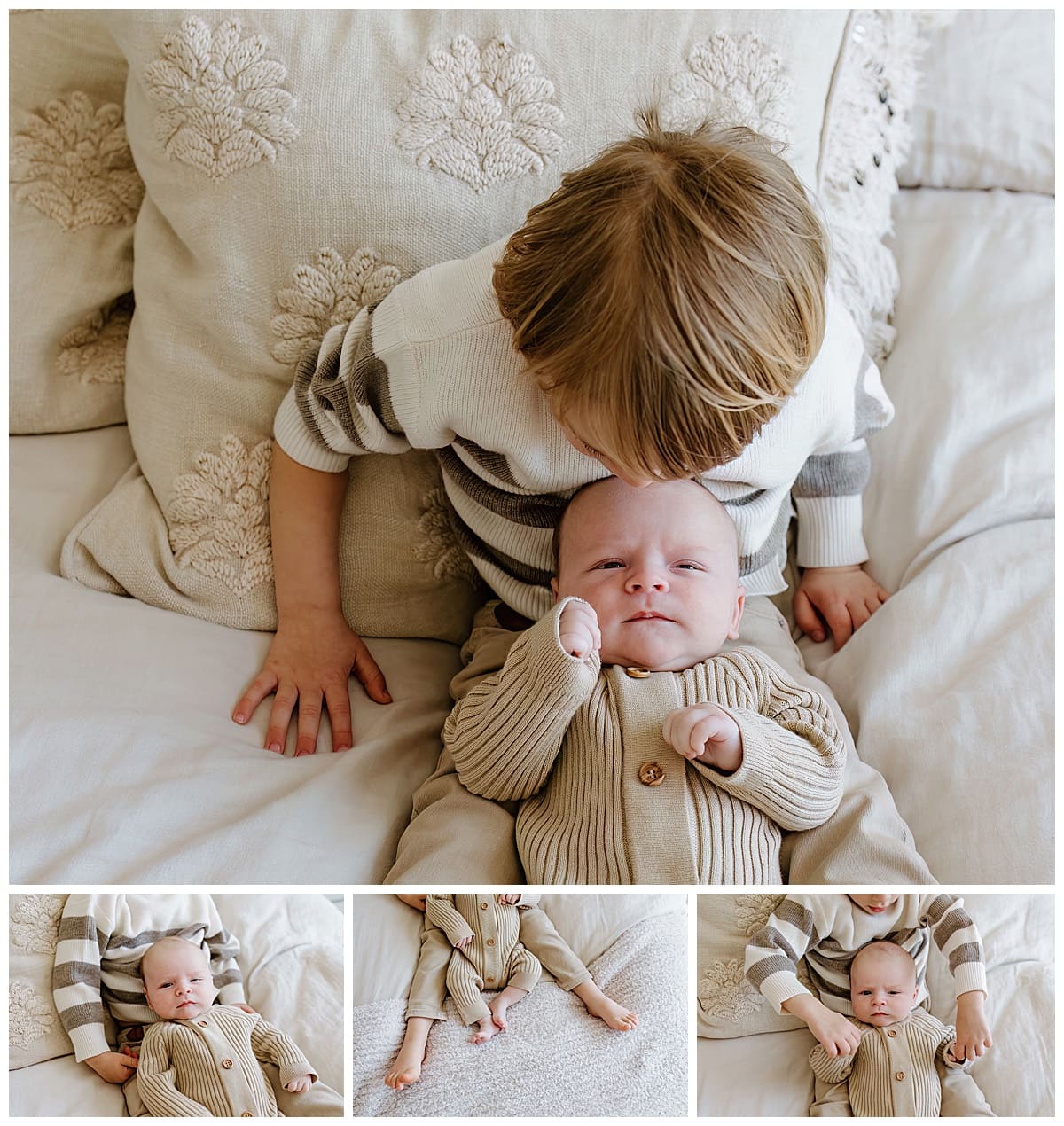 Siblings love and smile at one another for Our Adventuring Souls Photography