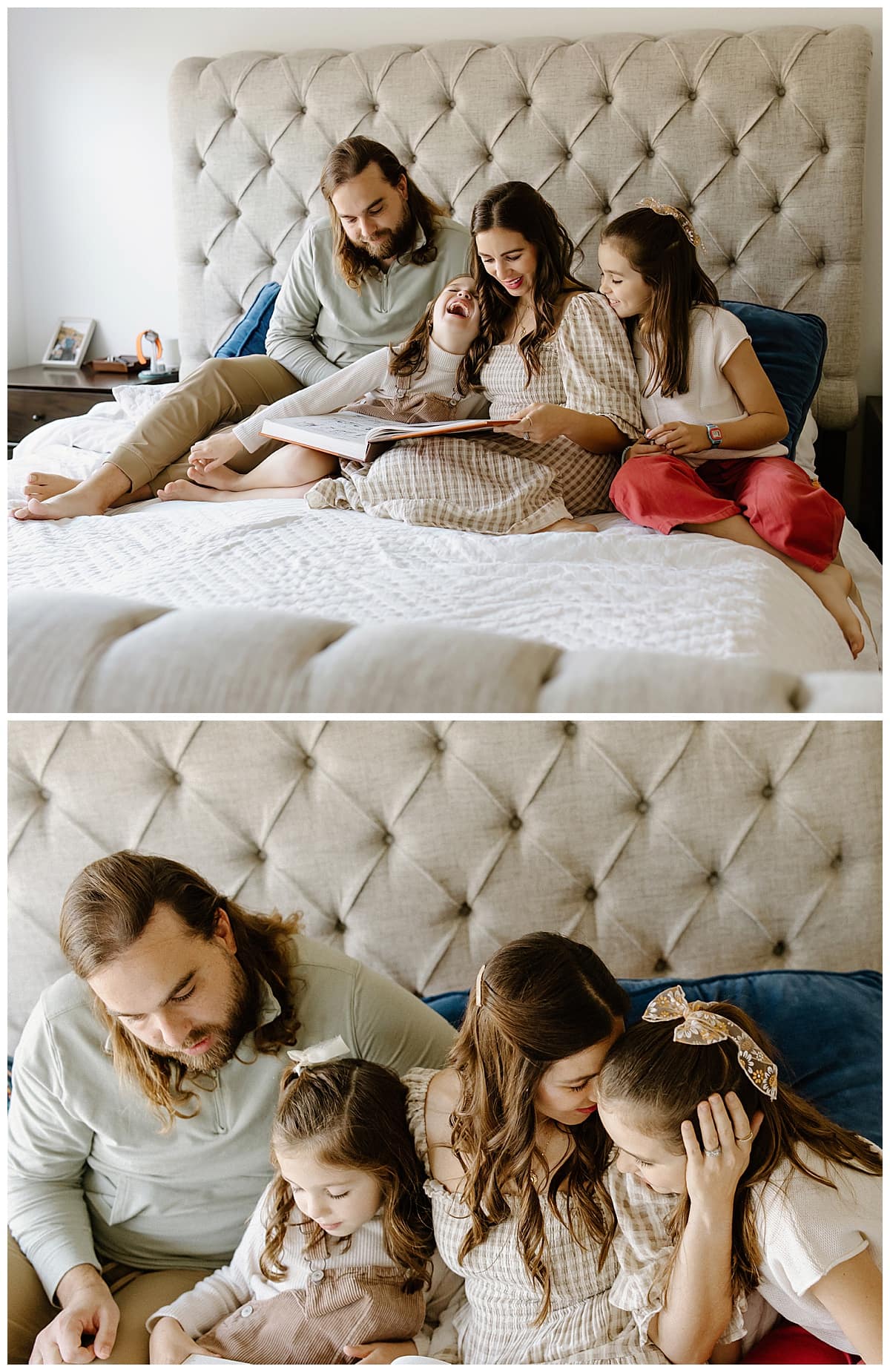 Parents and children laugh together for Our Adventuring Souls Photography