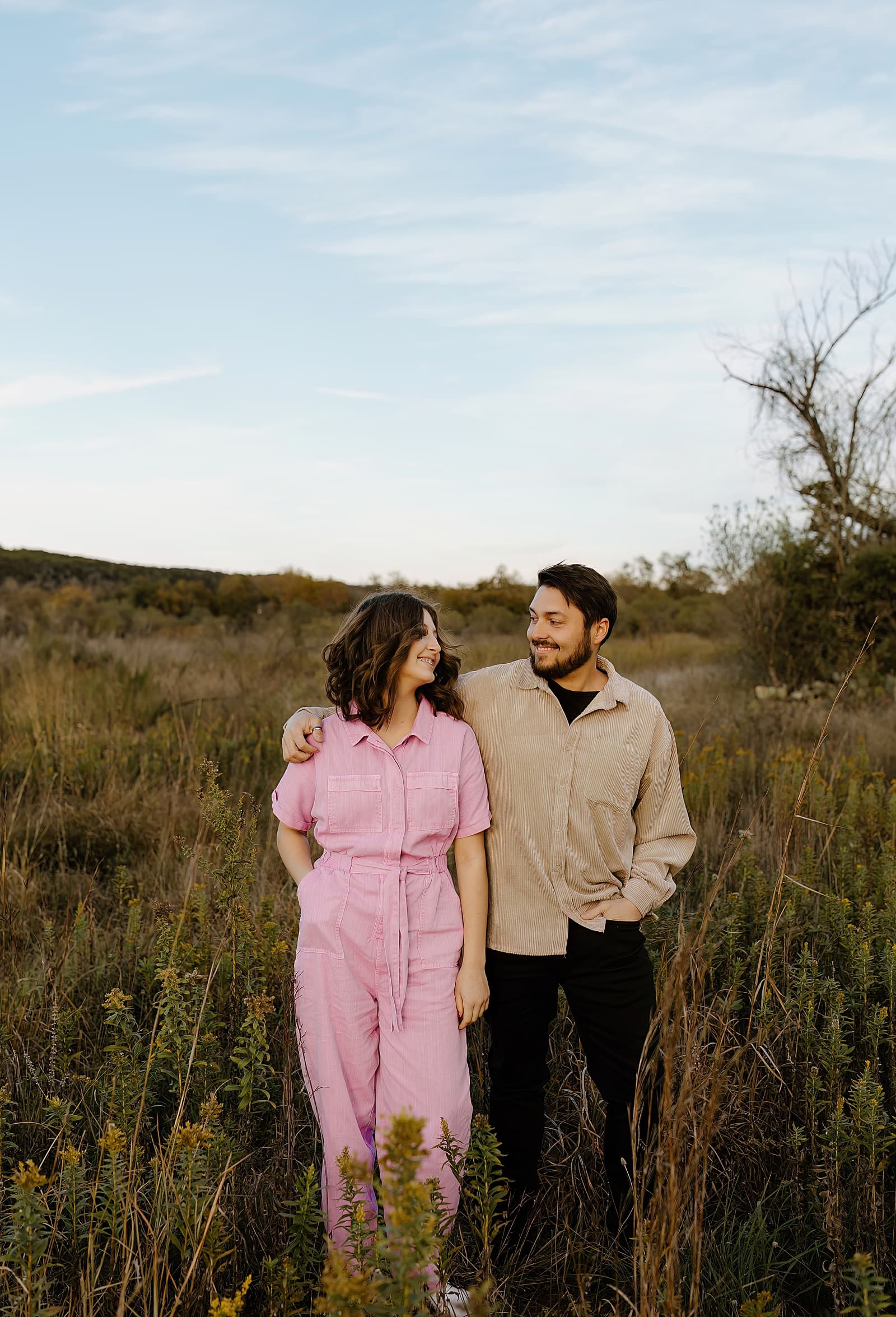 Dad and daughter walk together for Our Adventuring Souls Photography